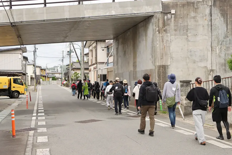 まち歩きの様子 = 2025年5月31日 松山