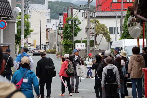 地元の魅力、まち歩きを通して発見　上山市で約30人が参加する景観探険イベント 今年は3回開催