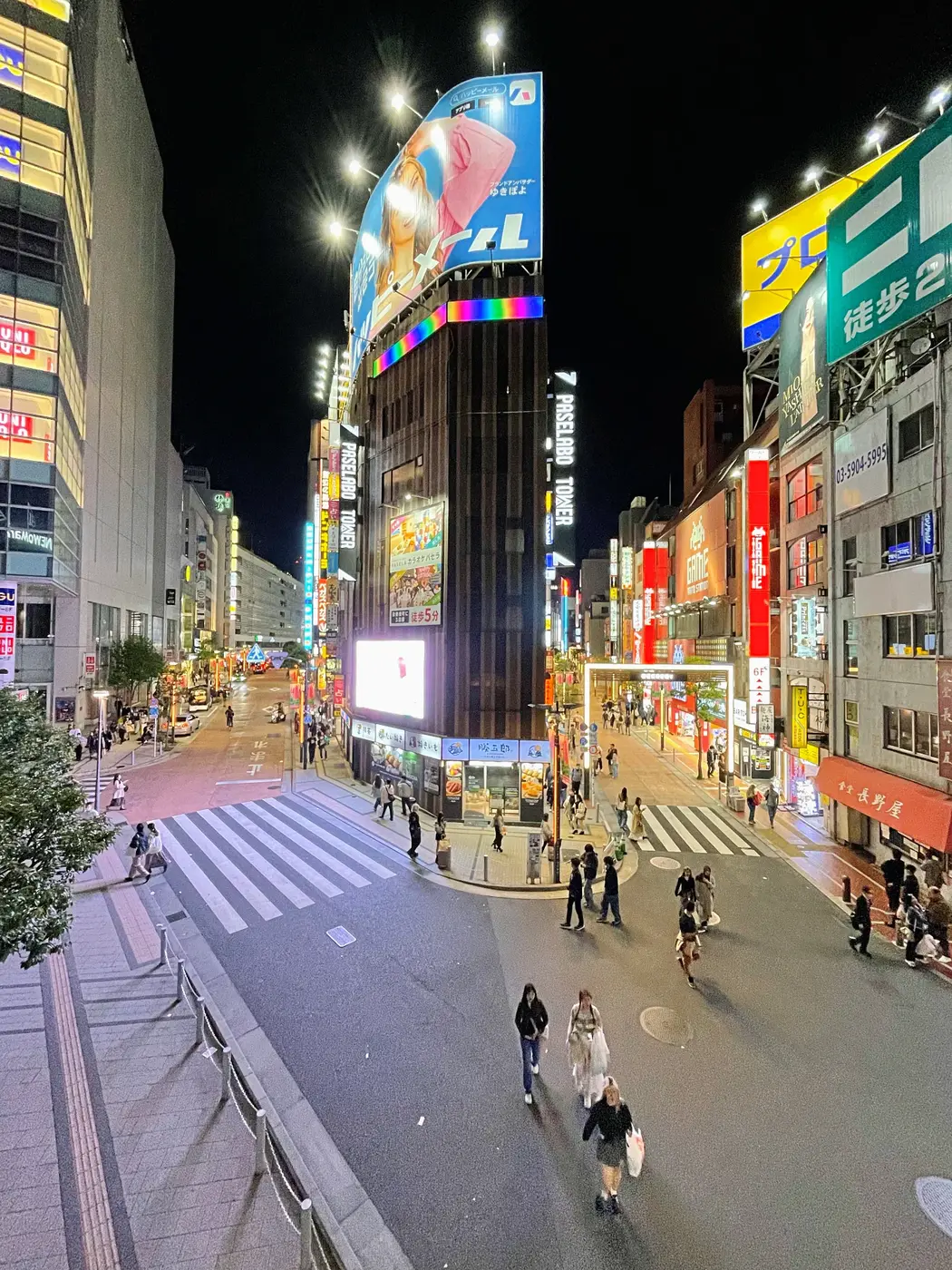 武蔵野通りと新宿ランブリングロード = 2025年5月3日 新宿区