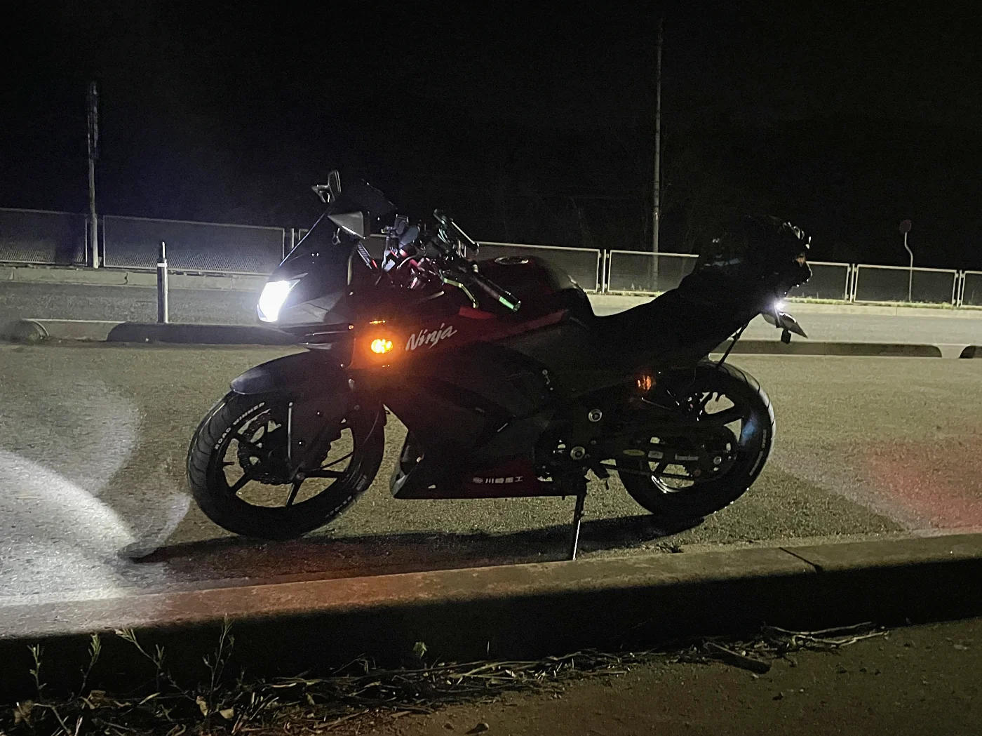 Ninja250Rウインカーポジション化!