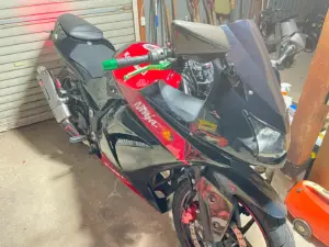 Ninja250Rにウインカーポジションキット取り付け