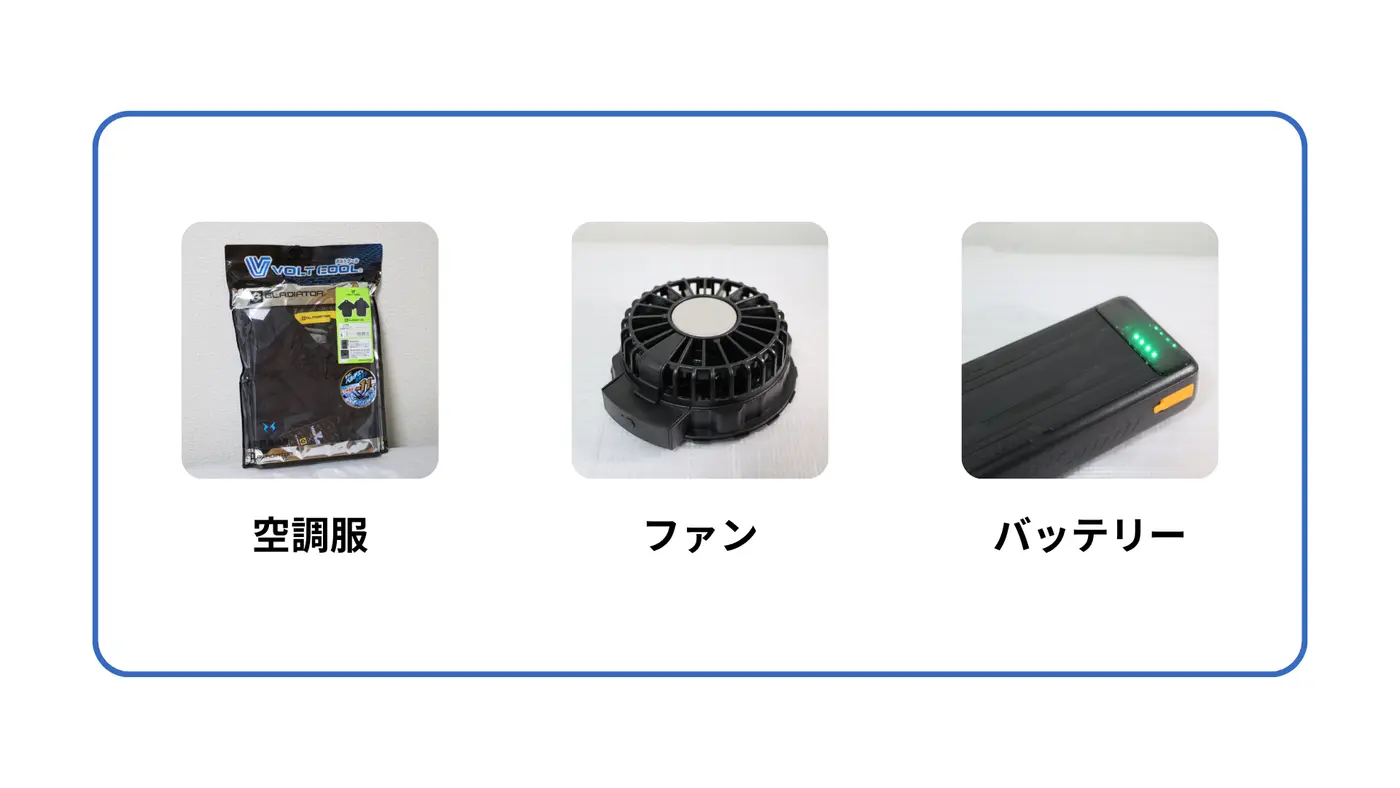 空調服の構成