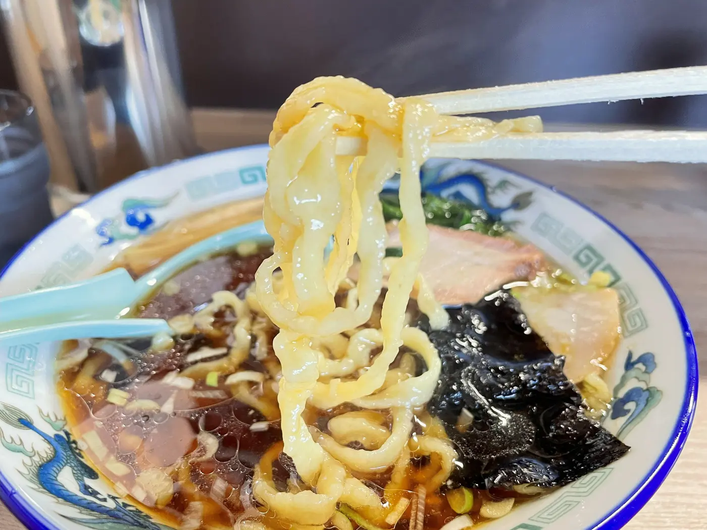 手打ちのちぢれ麺 = 2025年7月19日 キセン