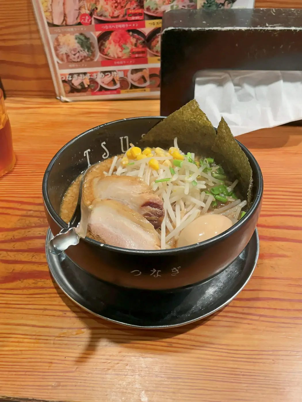 濃いめのラーメンで、満足感パねえ = 2025年8月16日 らぁ麺屋 つなぎ