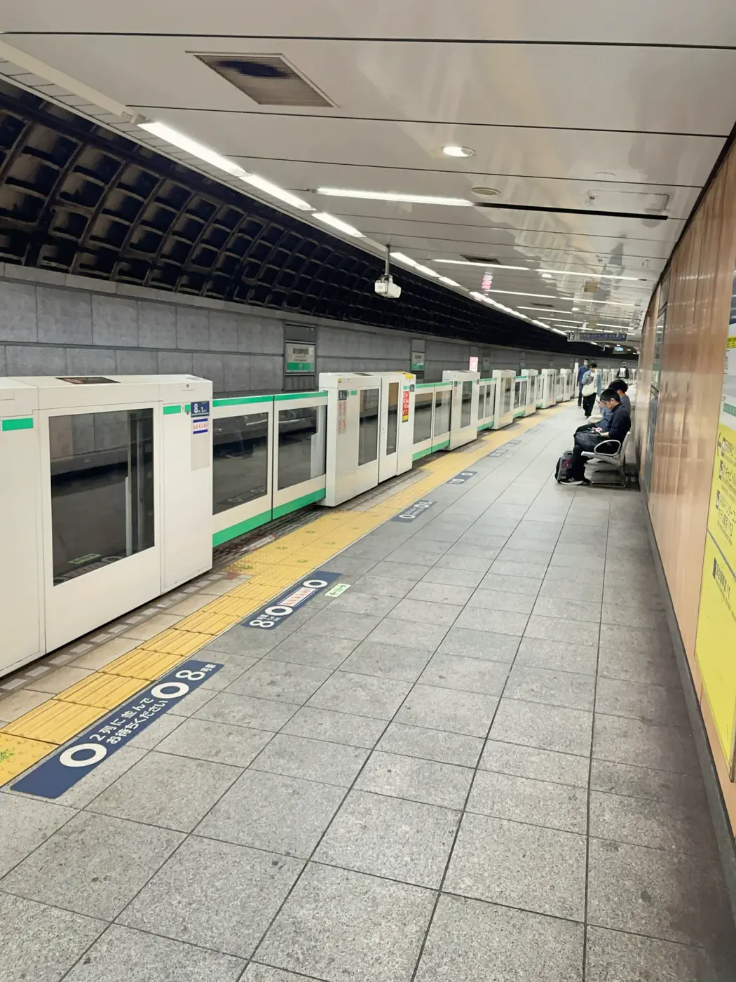 地下鉄のホーム = 2025年11月2日 国会議事堂前駅