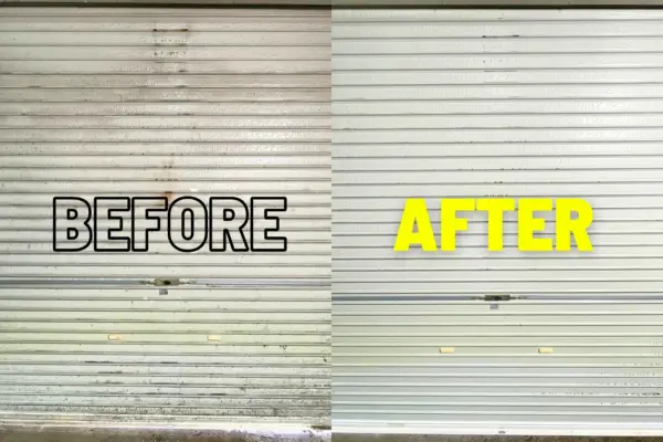ガレージシャッターの「内側」水洗いしてみた！ 音が大きくなったり重くなったら試してほしいメンテナンス
