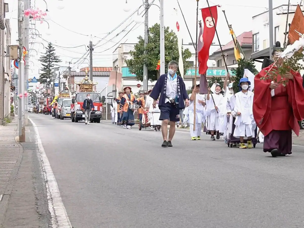 【上山市の祭りの原点】380年以上続く伝統行事「三社神輿渡御行列」をご紹介します