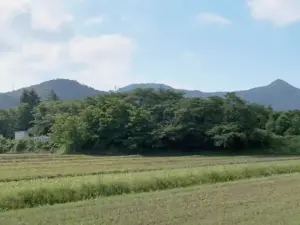 古墳がある台地 = 2021年6月16日 金谷土矢倉