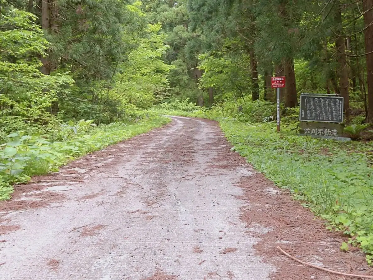 滝まで通じる道路 = 2021年5月29日 菖蒲