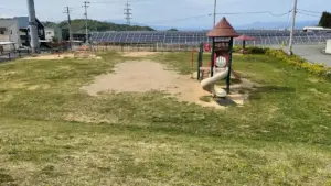 築山でソリ滑りも出来る！「蔵王みはらしの丘7号公園」新分譲地のちょっと広い公園